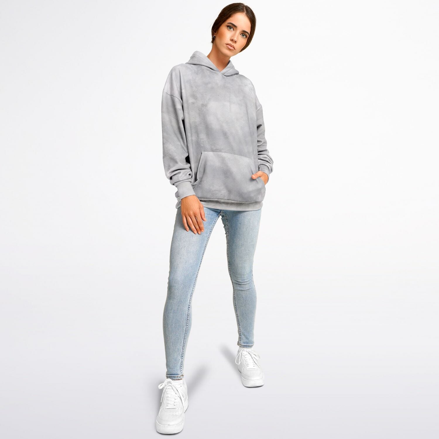 Oversized Concrete Hoodie – Y2K Retro Vintage Streetwear | Camo Colors