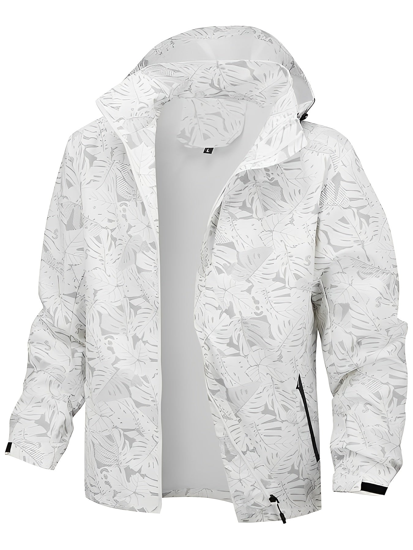 Men's Windproof and Waterproof Hooded Multi-Pocket Jacket Camo Colors