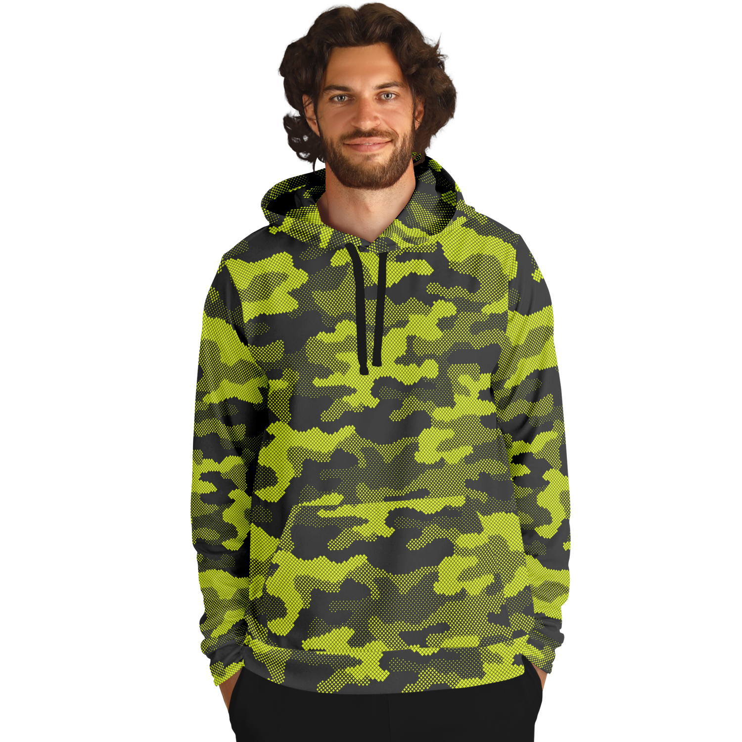 Green Dotted Camo Hoodie | Military Camouflage Camo Colors