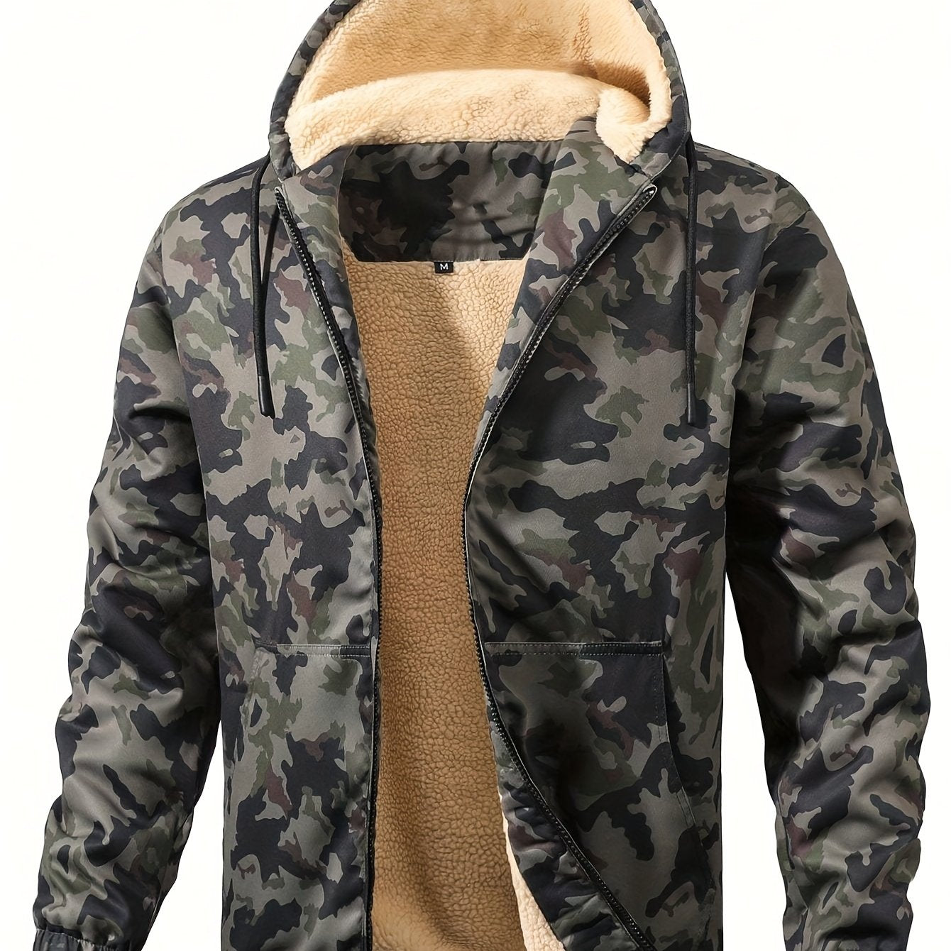 Men's New Winter Stylish Camouflage Fleece Jacket | Camo Colors