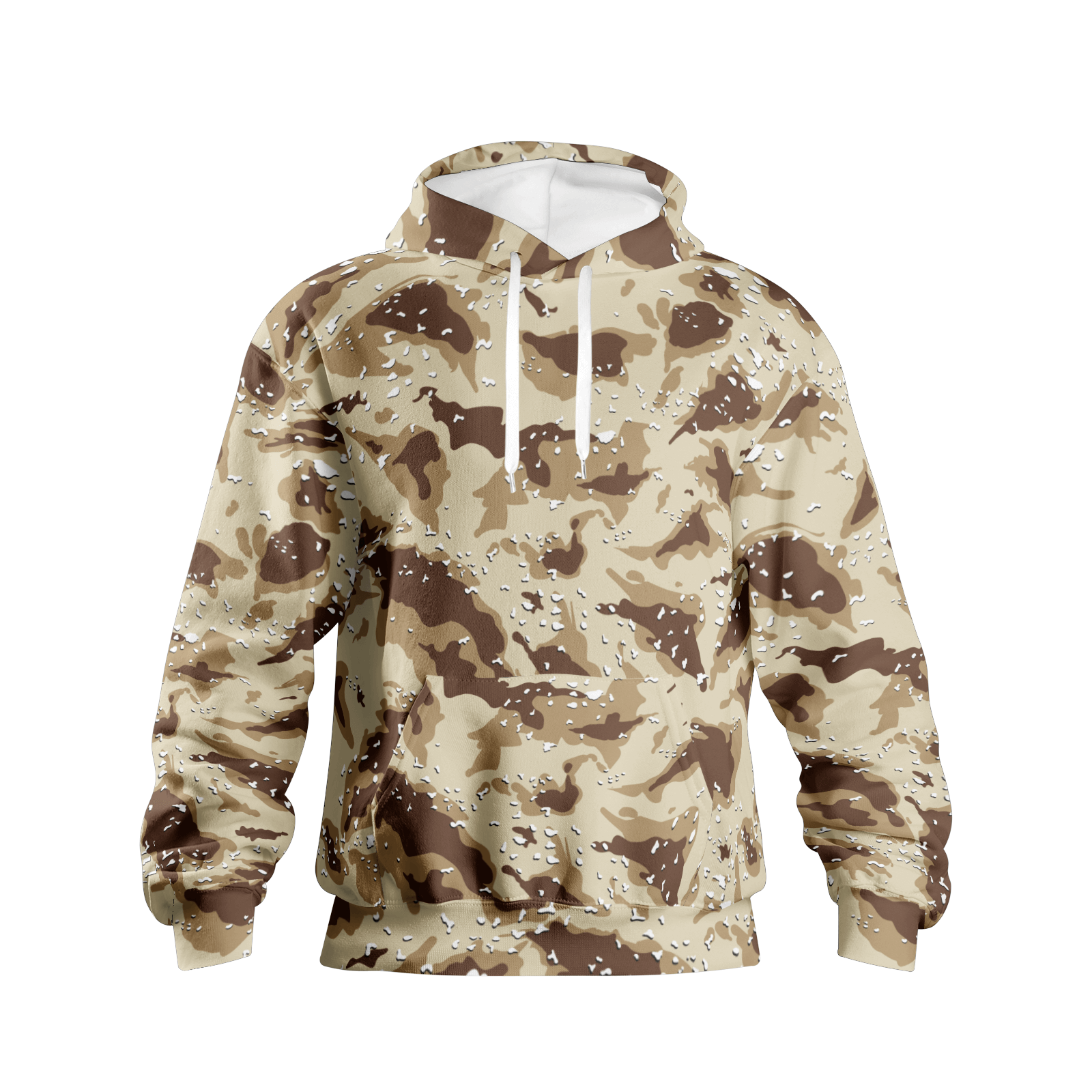 Men's Pullover Hoodie | US Desert Uniform Camo Colors