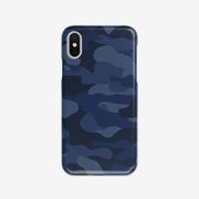 Camo Phone Case | iPhone | Deep Blue Camo Colors
