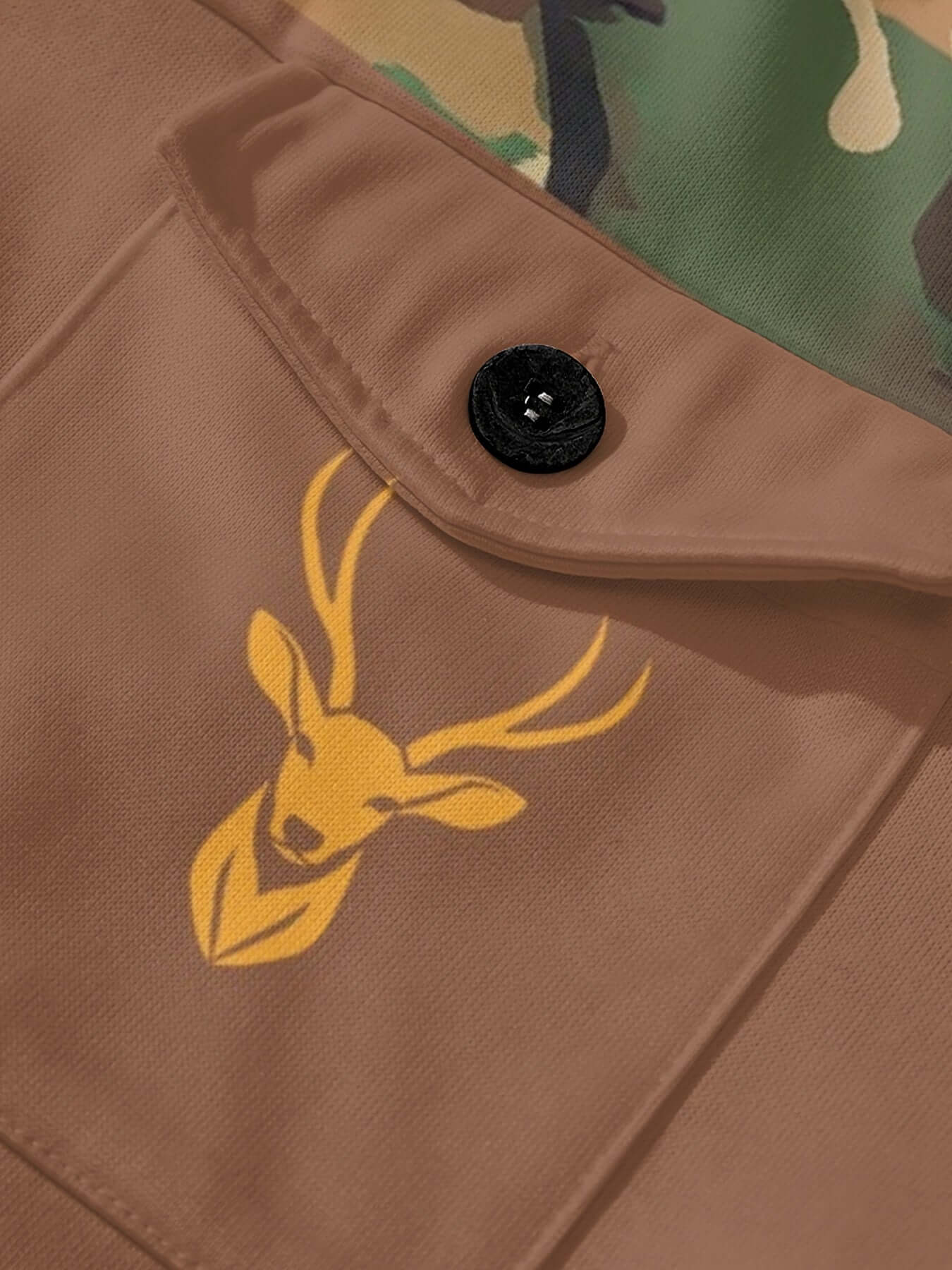 Camo Fleece-Lined Hooded Jacket | Zip-Up Winter Coat Camo Colors