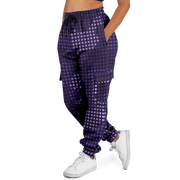 Camo Cargo Pants | Unisex | Blue LED Screen Camouflage Camo Colors