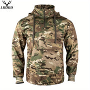 Camo Hunting Hoodie | Men's Wool Lined Warm Pullover Camo Colors