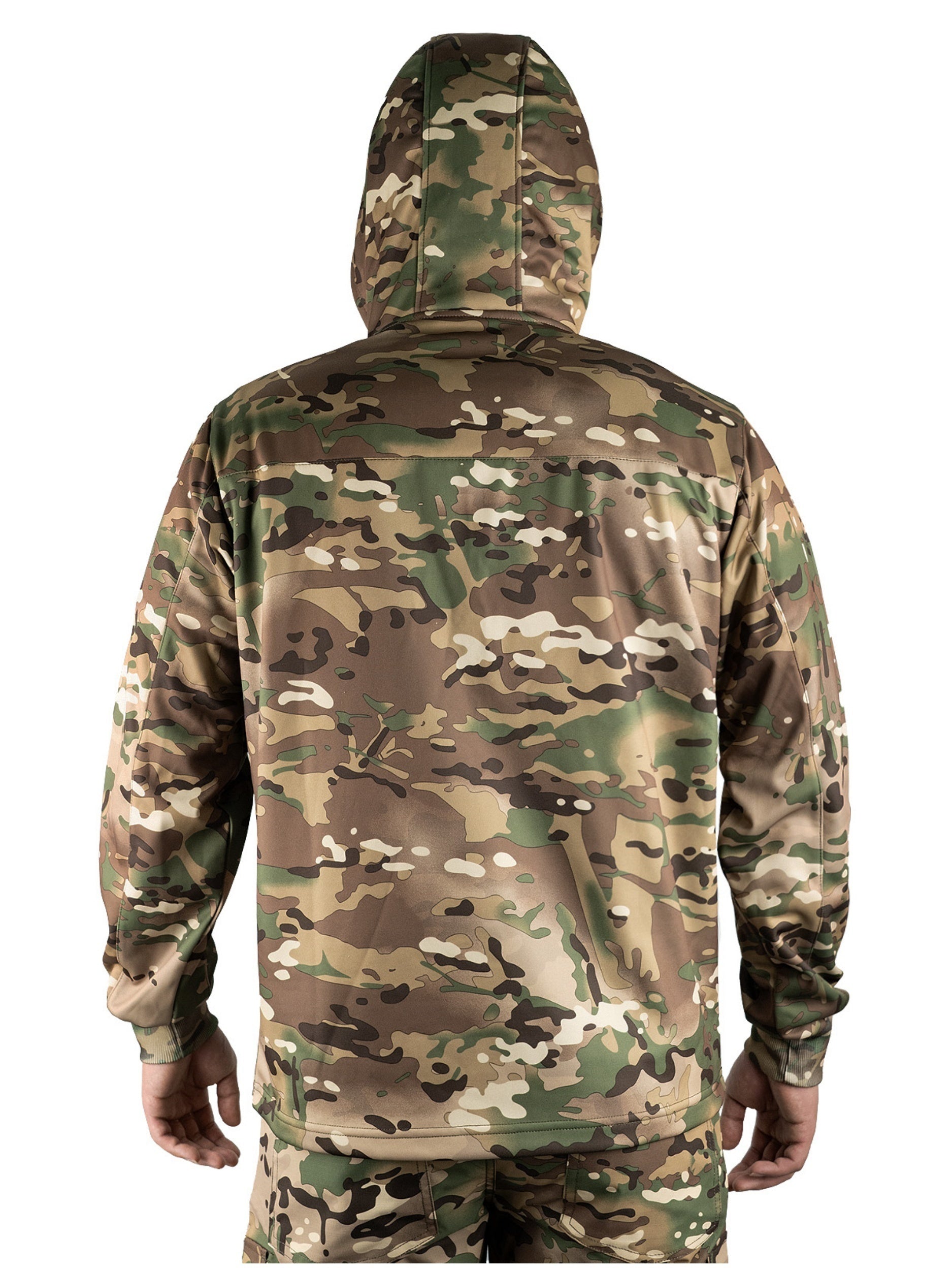 Tactical Camo Hooded Fleece Sweatshirt – Warm &amp; Durable | Camo Colors