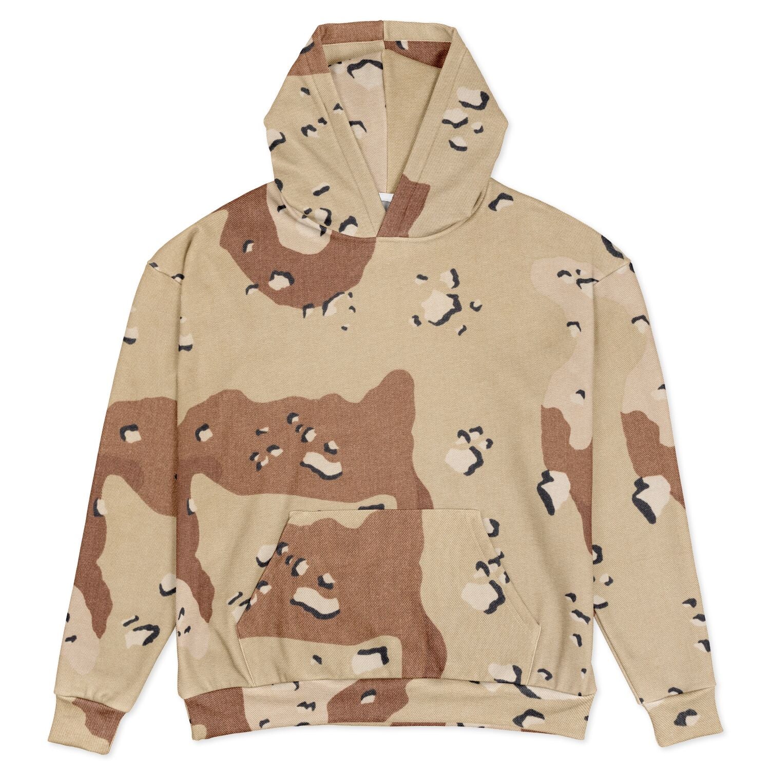 Oversized Camo Hoodie | Marines Desert Brown Style | Camo Colors
