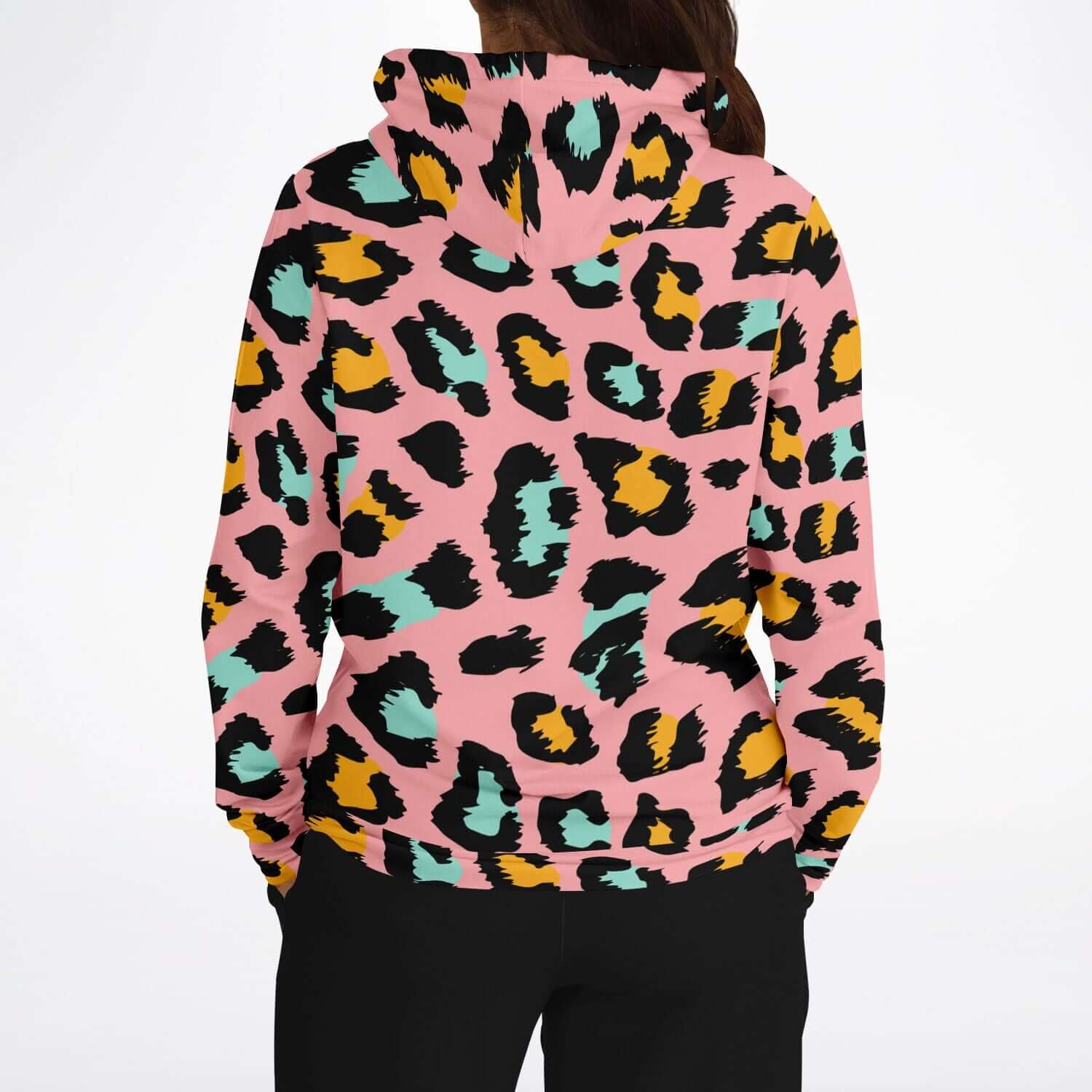 Leopard Print Hoodie | Pink Panther in Black & Yellow | Camo Colors