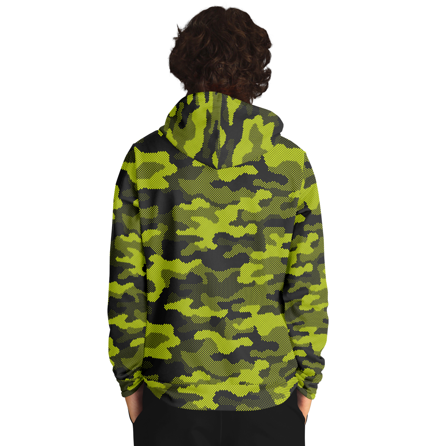 Green Dotted Camo Hoodie | Military Camouflage Camo Colors