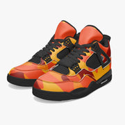Camo Jordans AJ4 | Orange and Red Camo Colors