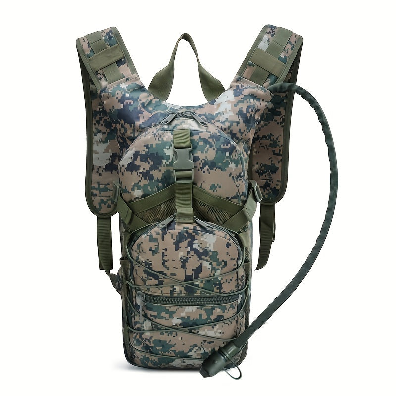 Versatile Tactical Backpack with Built-In Hydration System Camo Colors
