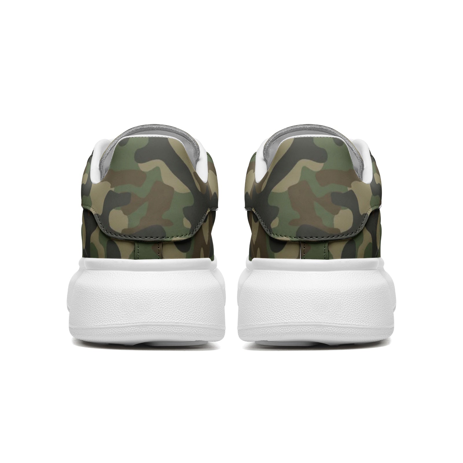 Oversized McQueen Sneakers | Military Brown Camouflage Camo Colors