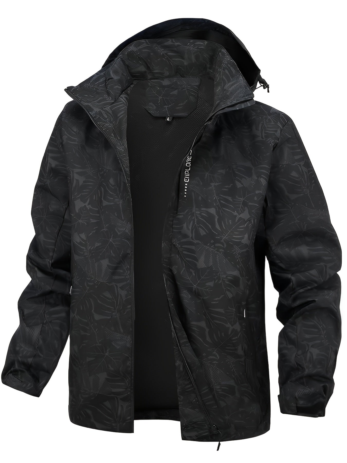 Men's Windproof and Waterproof Hooded Multi-Pocket Jacket Camo Colors
