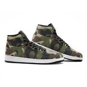 Classic Brown Camo Sneakers AJ 1 | High Top Leather Camo Colors