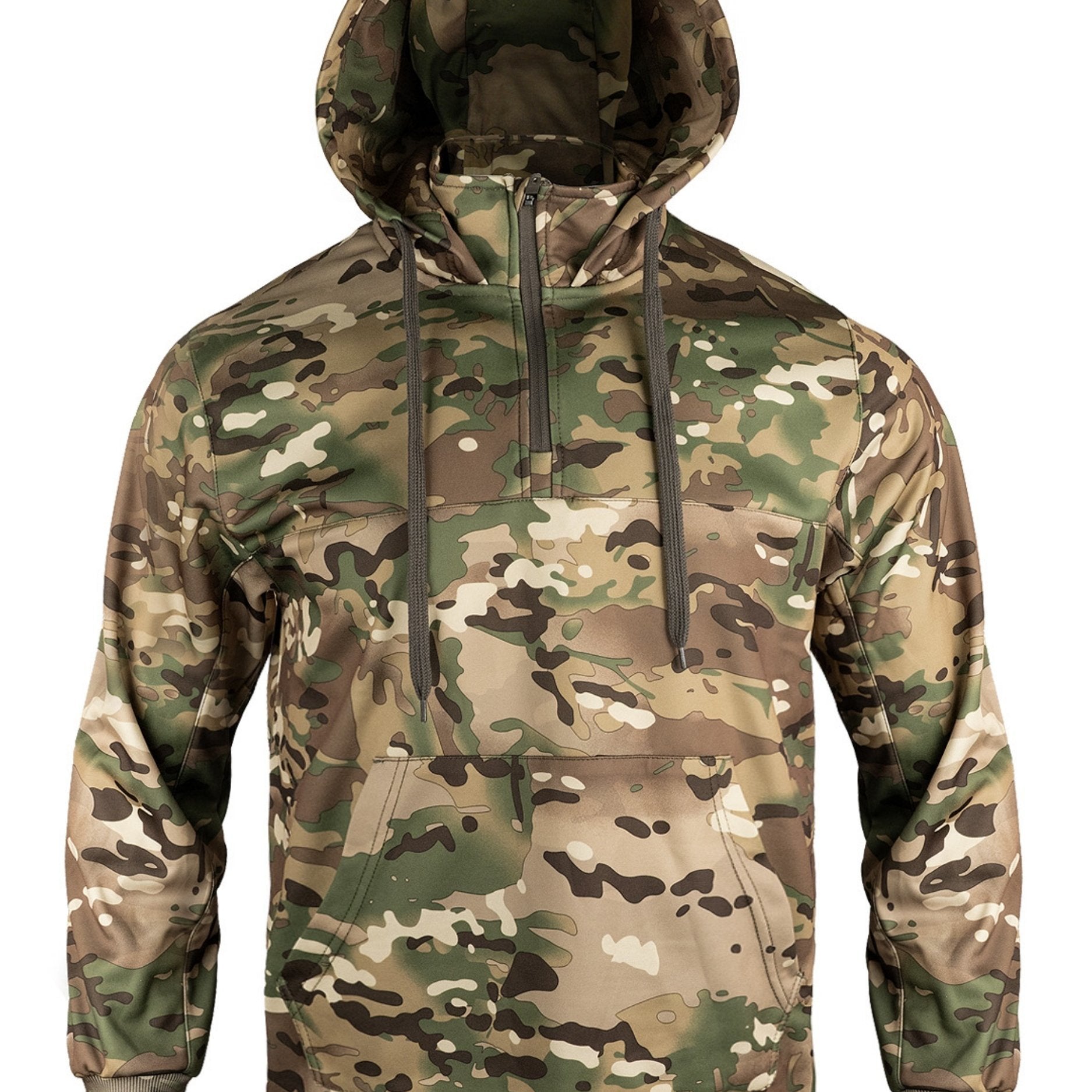 Tactical Camo Hooded Fleece Sweatshirt – Warm &amp; Durable | Camo Colors