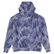 Blue Wash Denim-Style Oversized Hoodie | Camo Colors