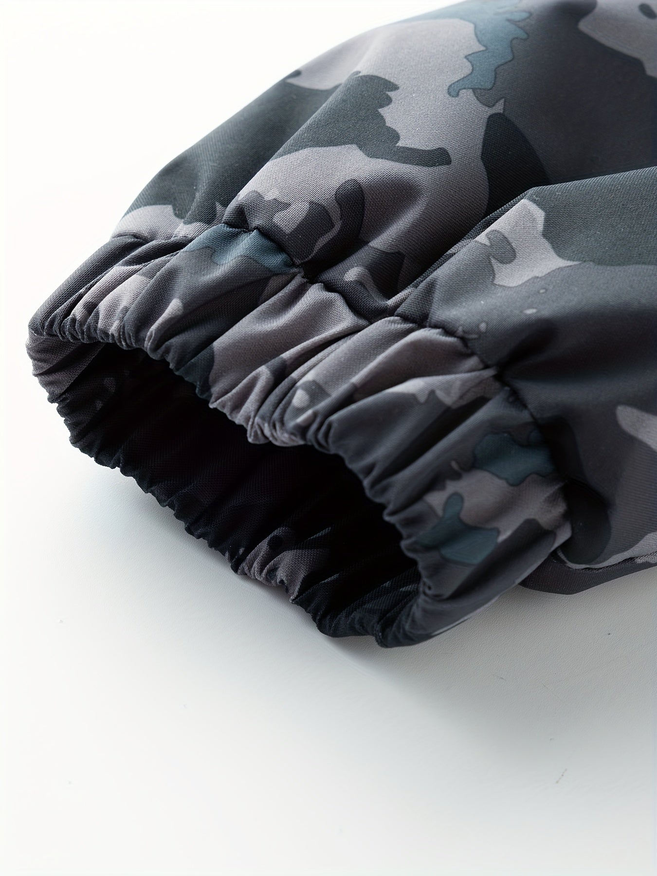 Men's Camo Windbreaker Jacket with a Hood | Multi Pocket Cargo Jacket Camo Colors