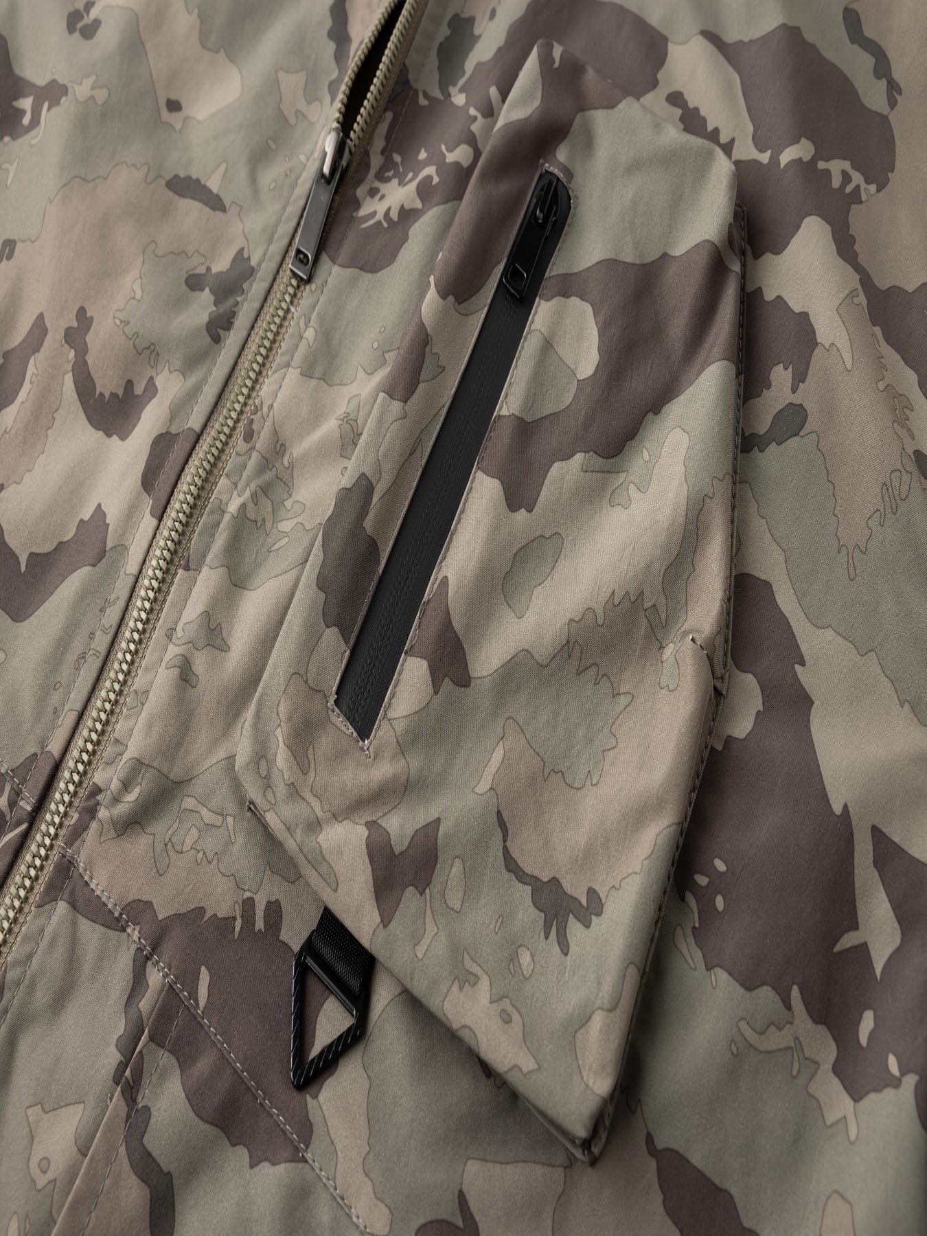 Men's Camo Windbreaker Jacket with a Hood | Multi Pocket Cargo Jacket Camo Colors