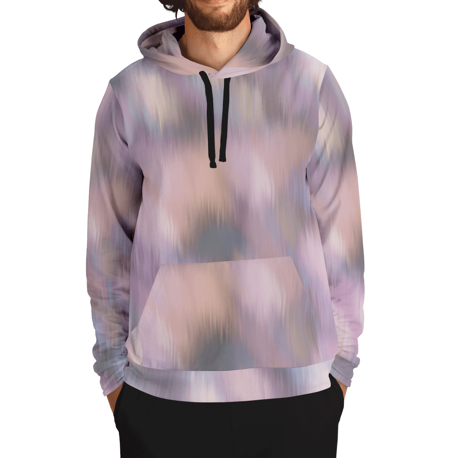Light Camo Hoodie | Pastel Melange Spotted Camouflage Blend Camo Colors