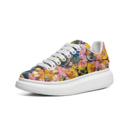 Oil-Painted Floral McQueen Sneakers | Bright Colors Design Camo Colors