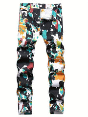 American Street Men's Fashion Camo Print Jeans Camo Colors