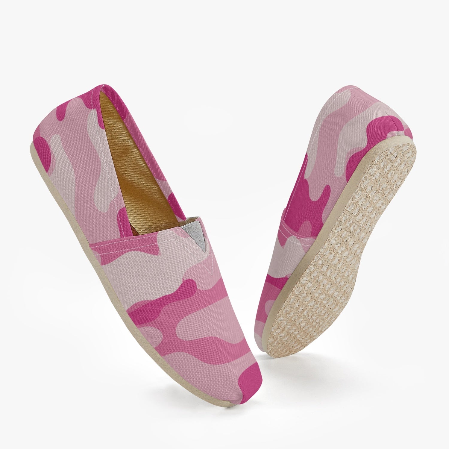 Camo Toms | Lavender Pink Camouflage Canvas Shoes Camo Colors