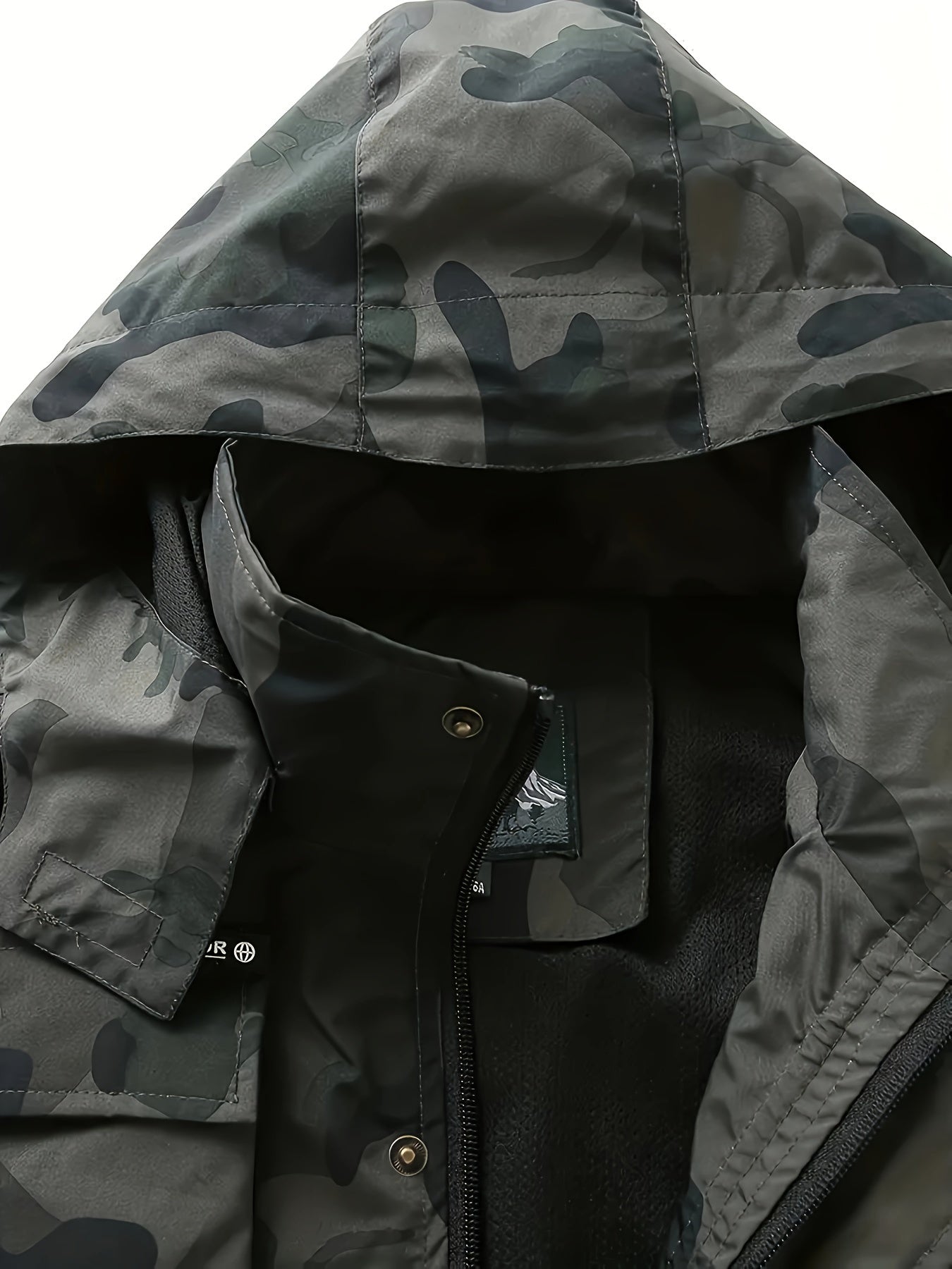 Men's Camouflage Softshell Jacket with Hood | Army Green | Camo Colors