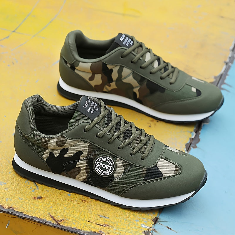 Unisex Camouflage Casual Sneakers – Lightweight, Breathable Camo Colors
