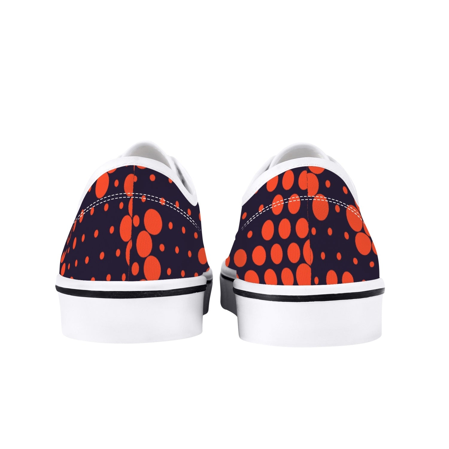 Camo Skate Shoes | Orange & Blue Digital Camouflage Camo Colors