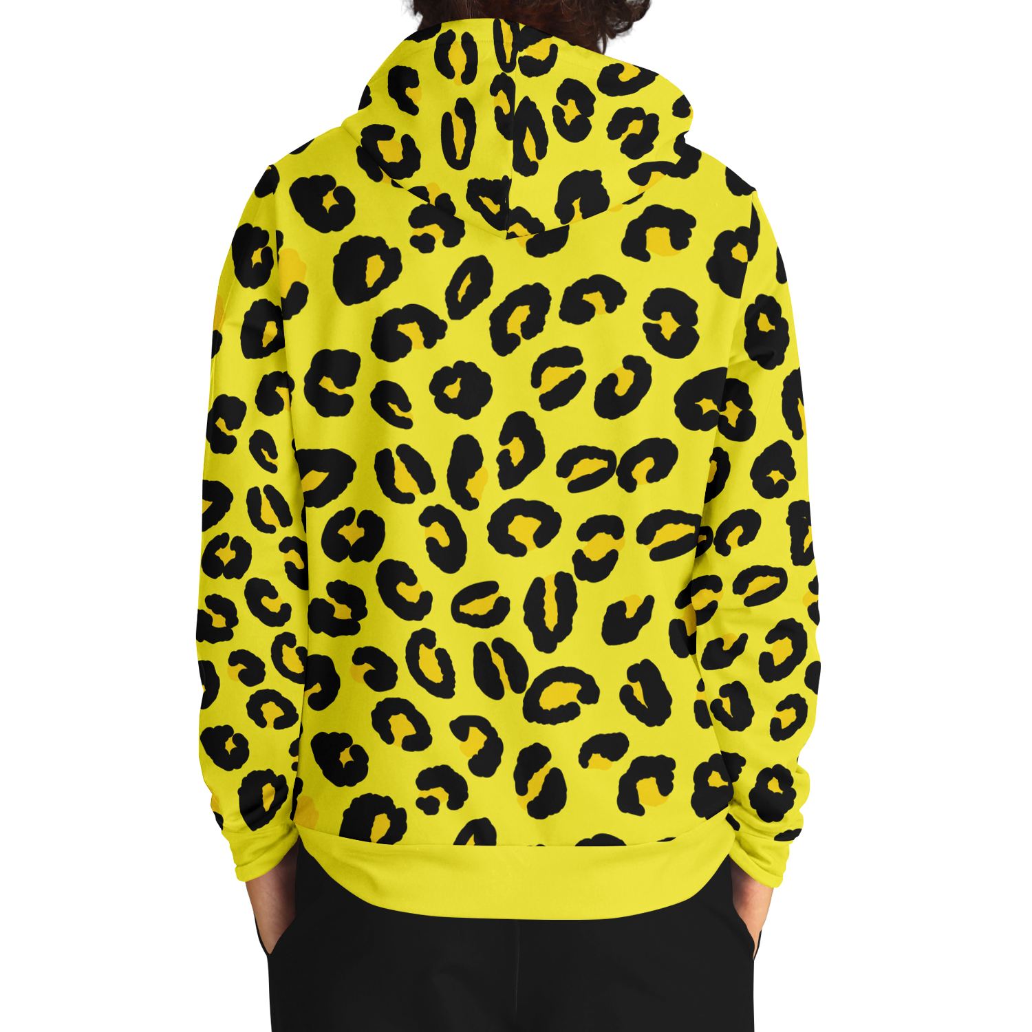 Leopard Hoodie | Black and Yellow Pattern | Unisex Camo Colors