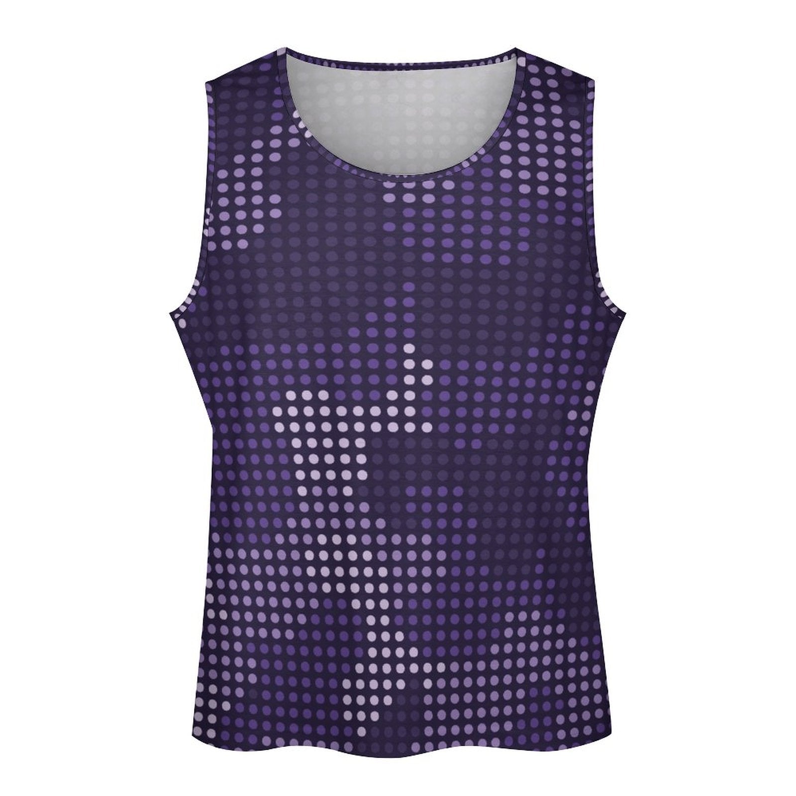 Camo Tank Top | Blue LED Screen Camouflage Camo Colors