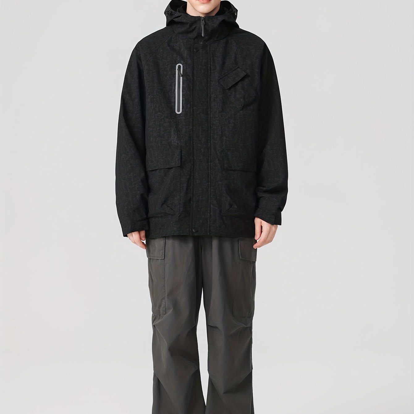 Men's Windproof Hooded Jacket | Casual Camo Outdoor Coat Camo Colors