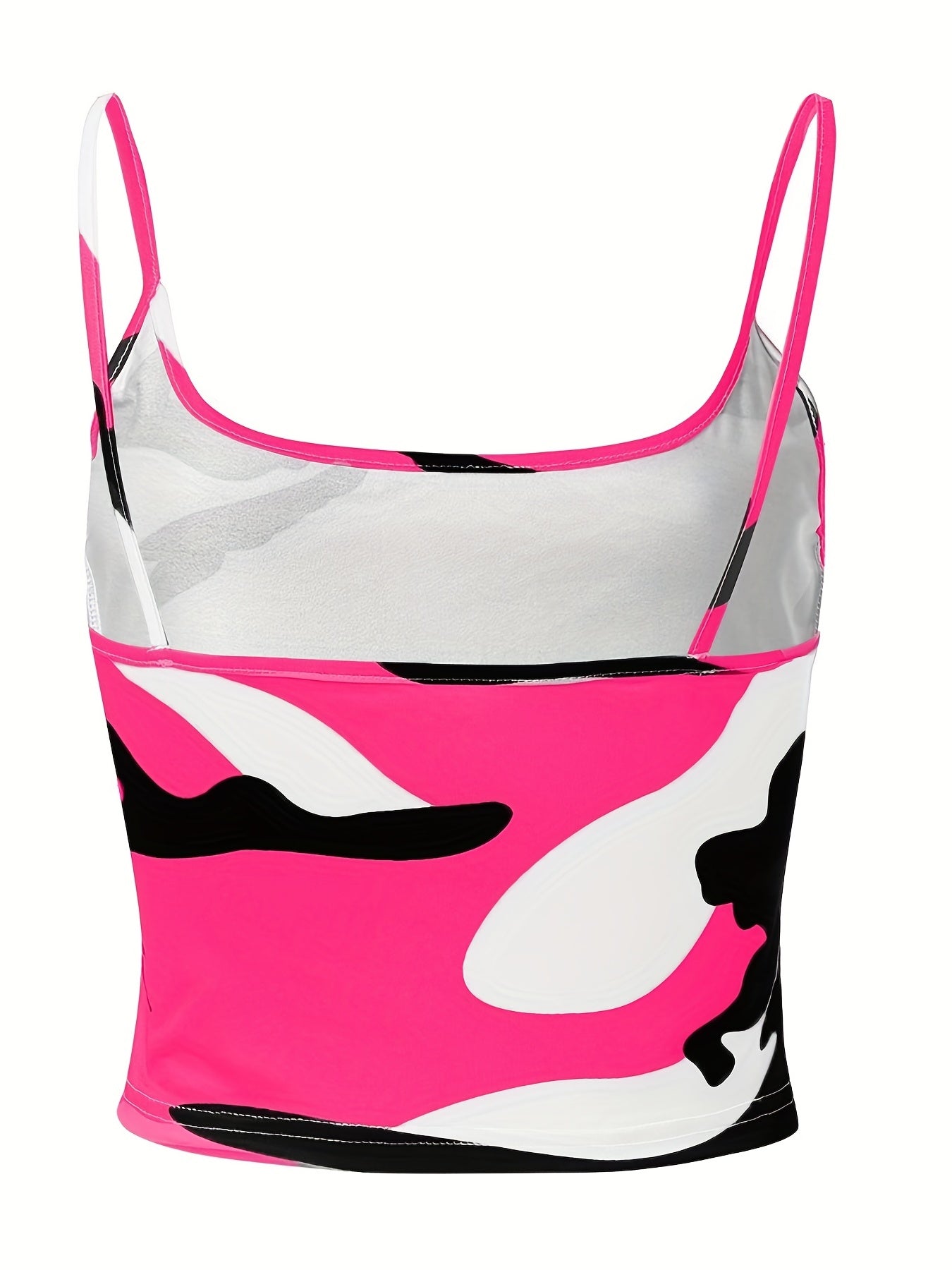 Camouflage Print Crop Cami Top, Sexy Spaghetti Strap Top | Various Colors Camo Colors