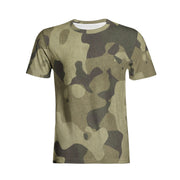 Camo T-shirt | Cotton | Unisex | Green Fabric Camouflage Camo Colors