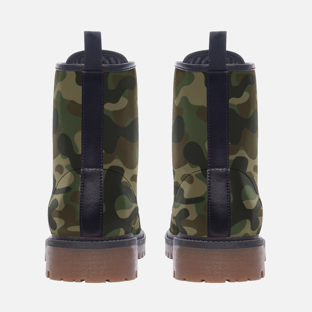 Camo Boots | Leather Camouflage in Military Brown Camo Colors