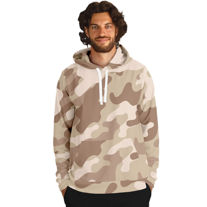 Camo Hoodie Brown Desert Pullover