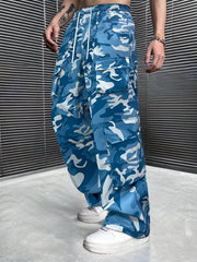 Men's Camo Cargo Pants | Loose Fit, Multi-Pocket Design Camo Colors