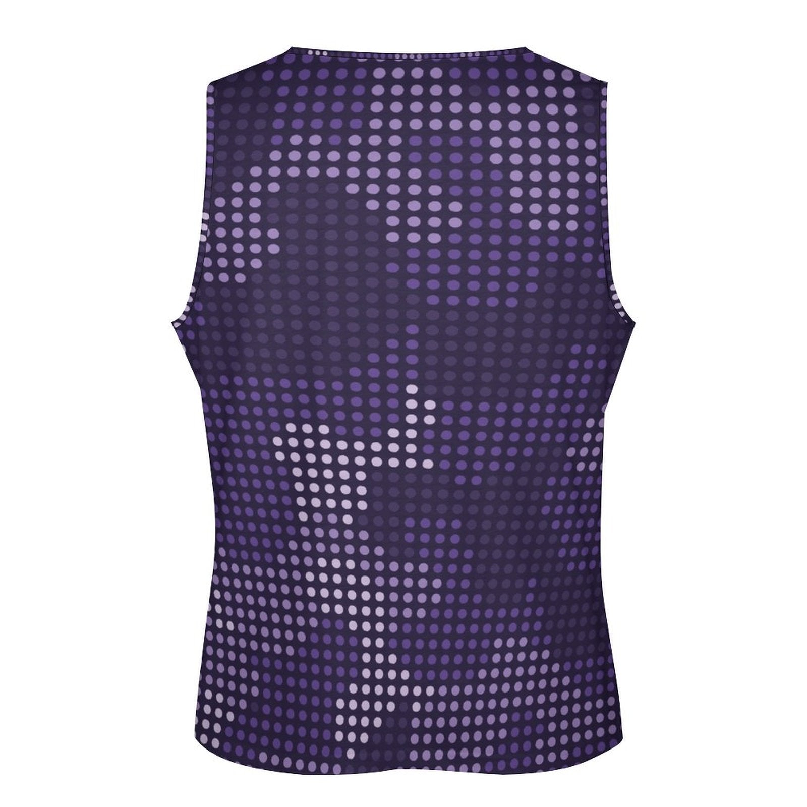 Camo Tank Top | Blue LED Screen Camouflage Camo Colors