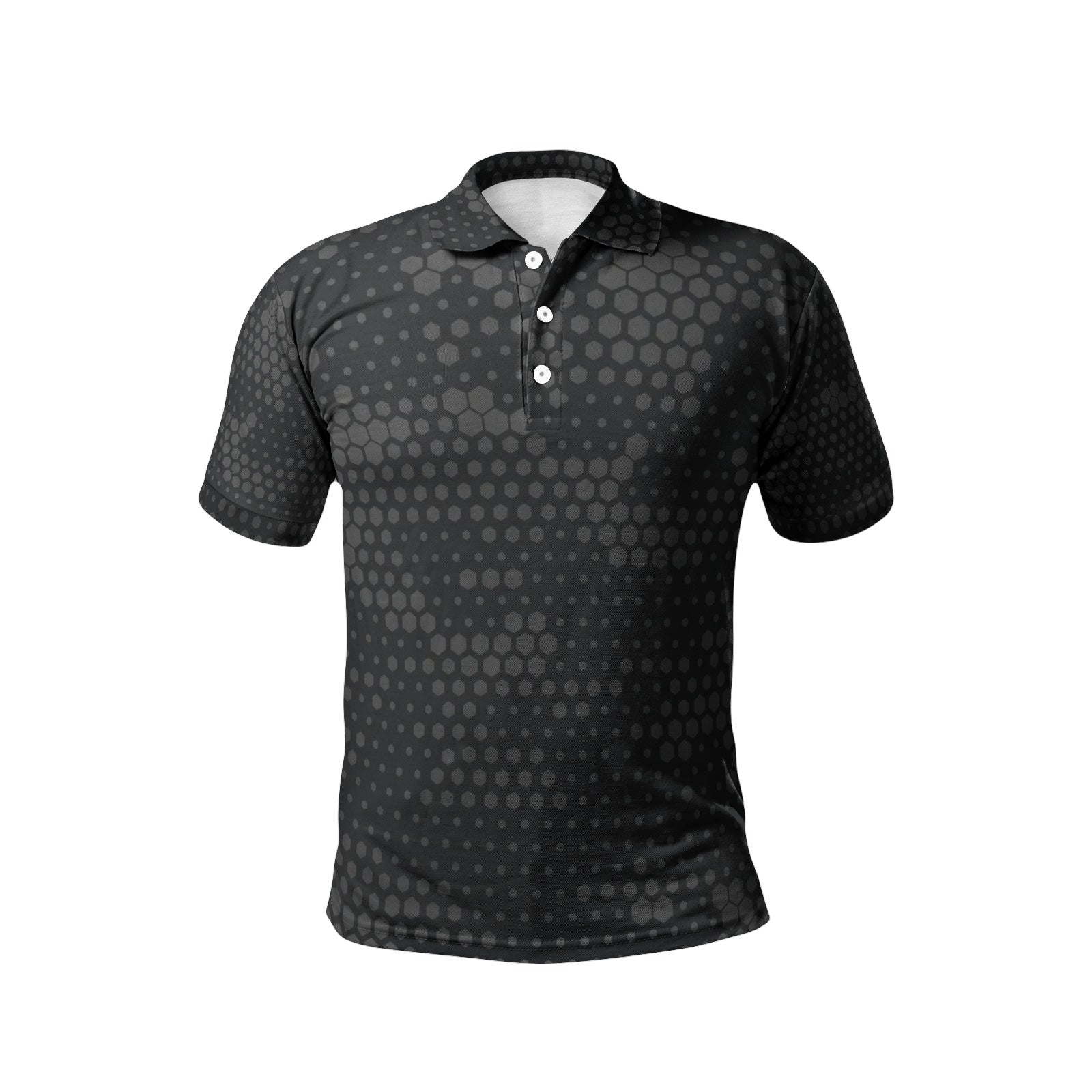 Black Camo Golf Shirt | Stylish Hive Camouflage Camo Colors