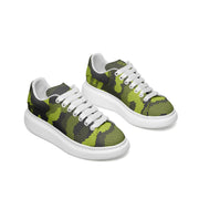 Oversized McQueen Sneakers | Green Dotted Camo Camo Colors