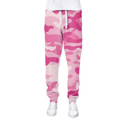 Men's Camo Track Pants | Lavender Pink Camo Colors
