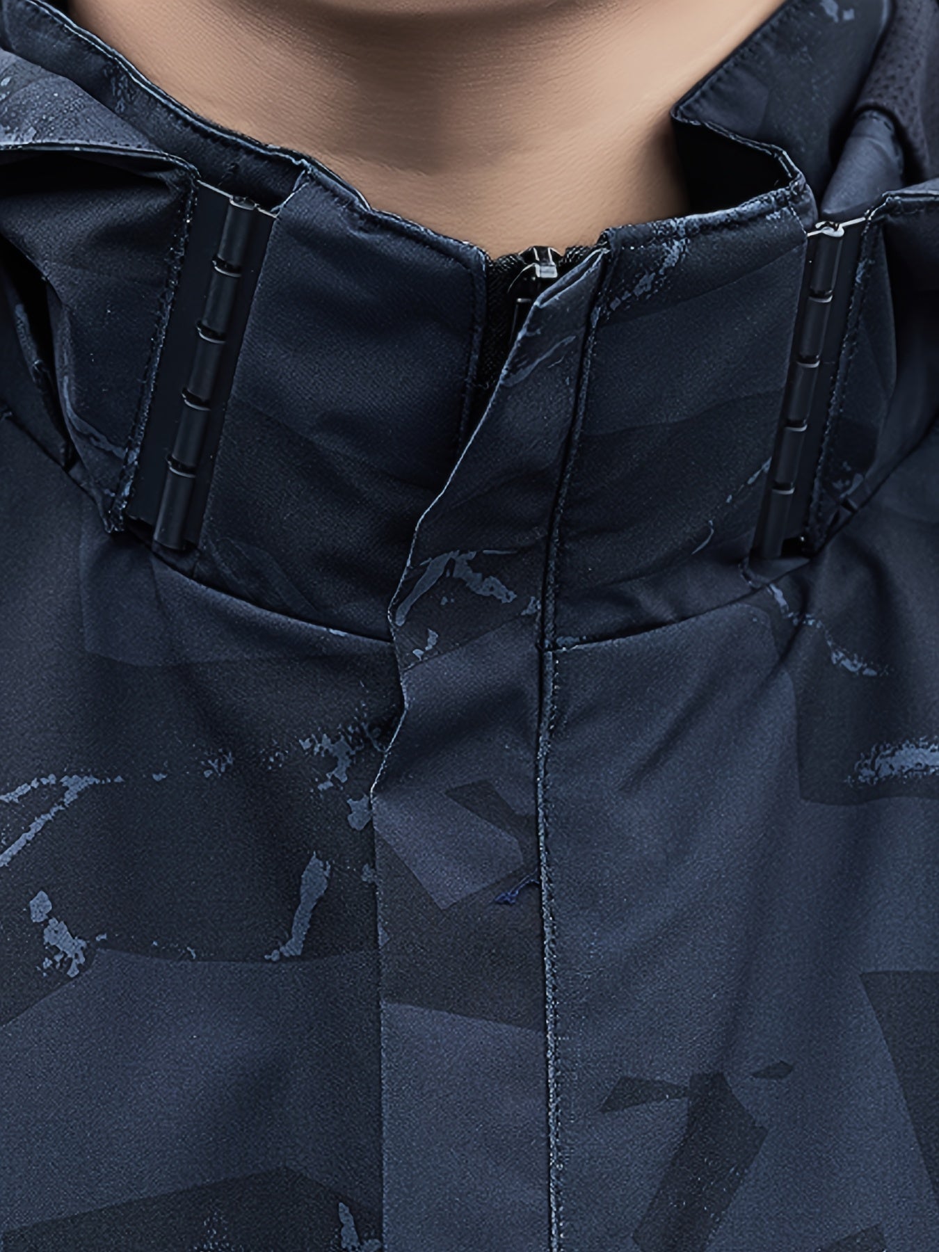 Men's Camouflage Hooded Jacket | Lightweight Windproof Coat | Camo Colors