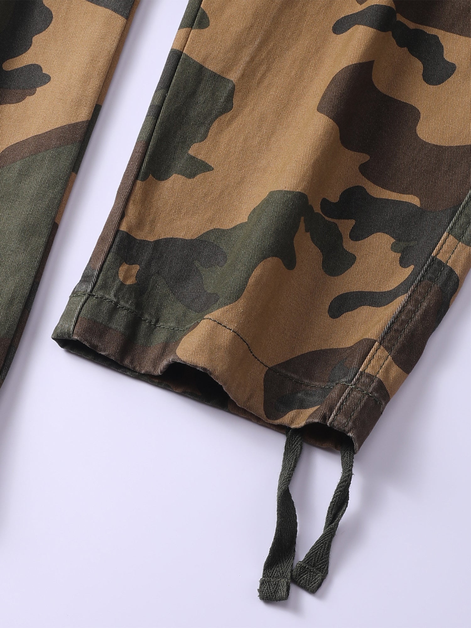 Men's Camo Cargo Pants - Durable Cotton, Multi-Pocket Design Camo Colors