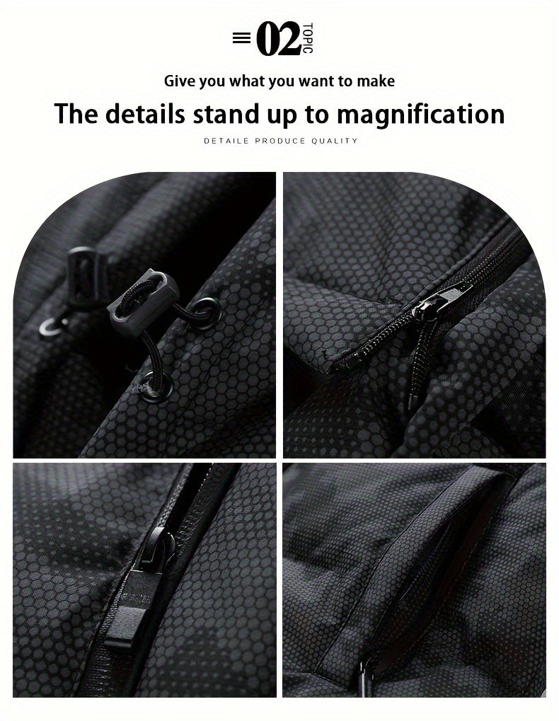 Men's Camo Fleece Jacket: Hooded, Zip-Up, Warm, Outdoor Hoodie Camo Colors