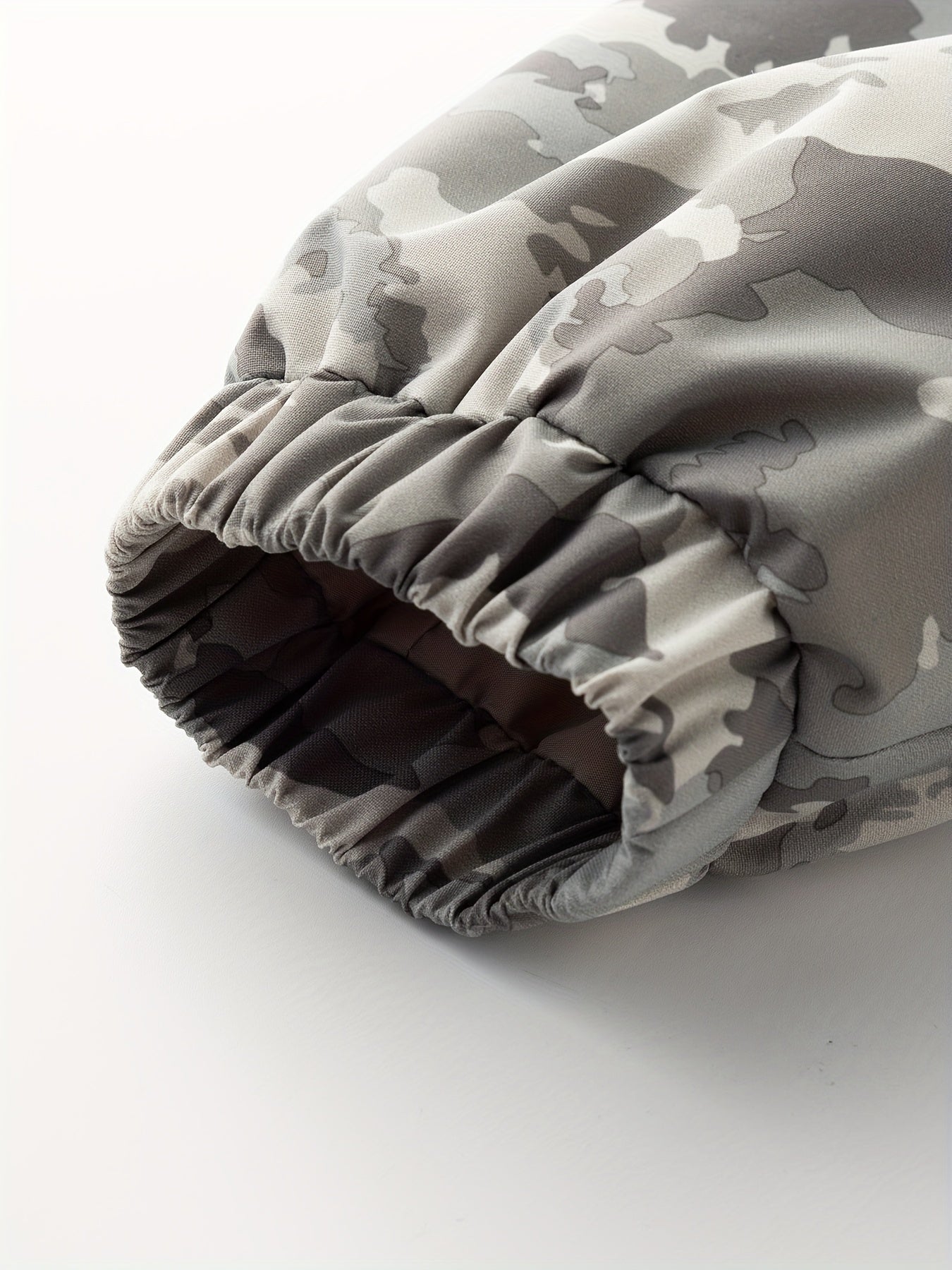 Men's Camo Windbreaker Jacket with a Hood | Multi Pocket Cargo Jacket Camo Colors