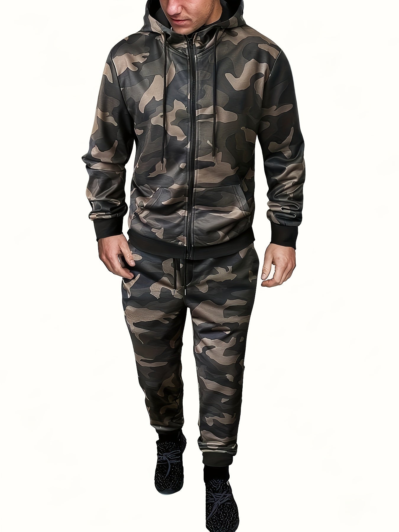Men's Camo Sports Set | Hoodie and Joggers Camo Colors