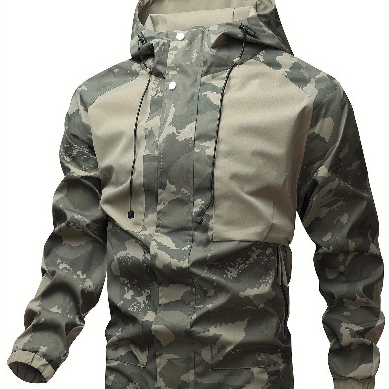 Preppy Jacket For Men | Army Green Camouflage Camo Colors