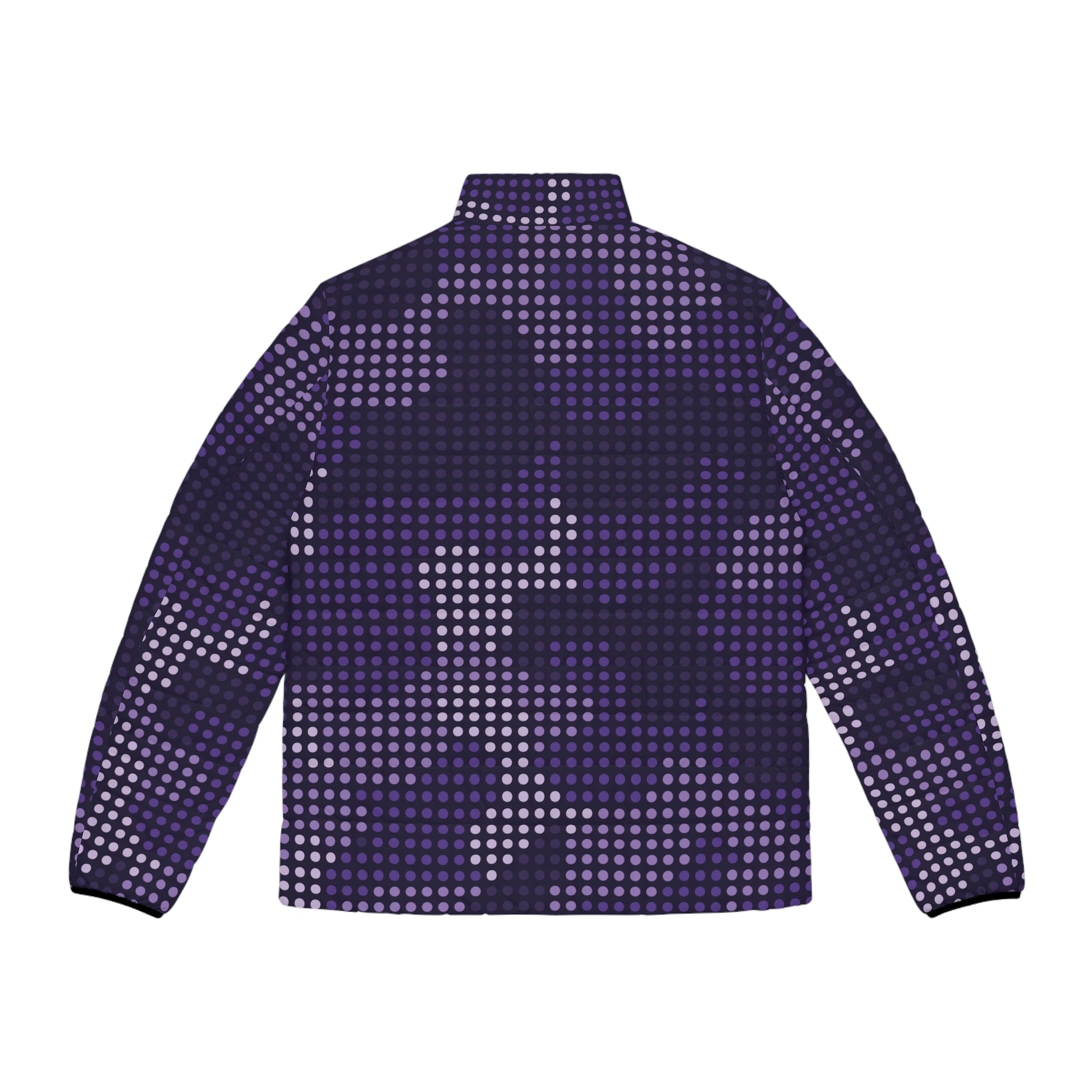 Camo Puffer Jacket | Blue LED Screen Camo Colors