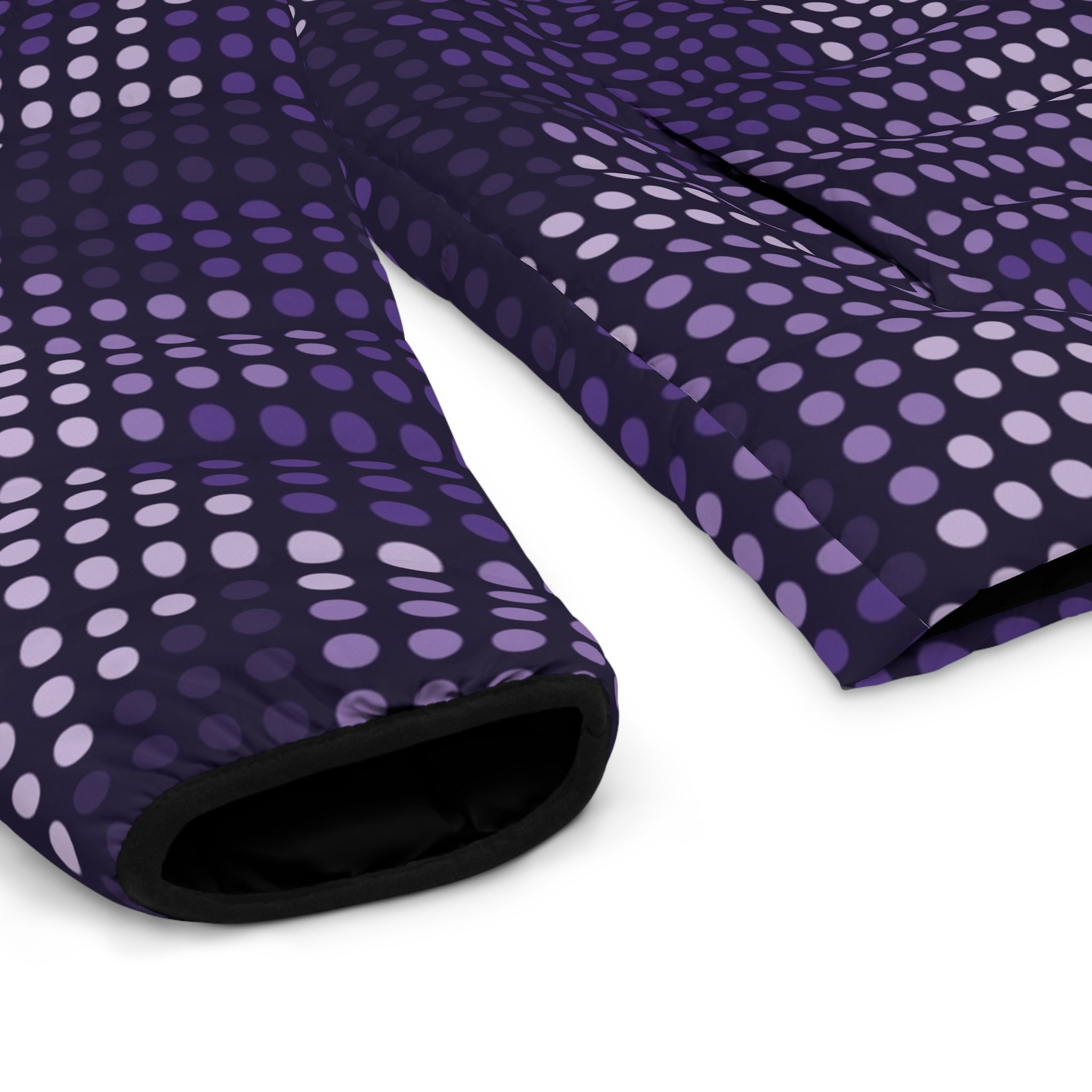 Camo Puffer Jacket | Blue LED Screen Camo Colors