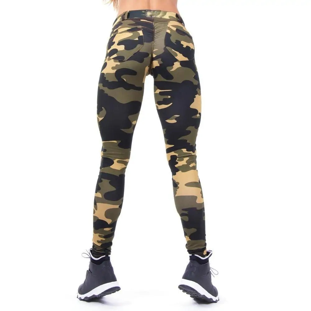 Iconic Camo Bum Scrunch Leggings Camo Colors